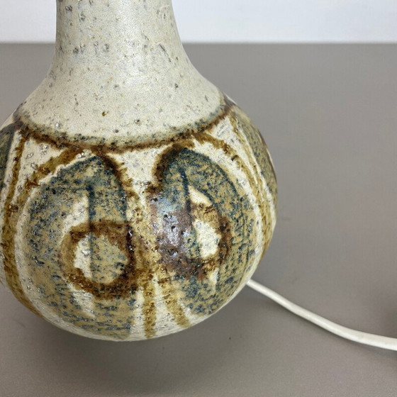 Image 1 of Vintage Keramik Tischlampe für Soholm, Dänemark 1970er