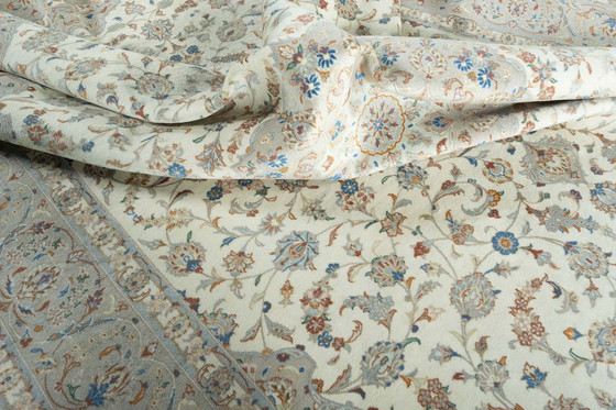 Image 1 of Handgeknüpfter Keshan Orientteppich – 406 X 297 Cm