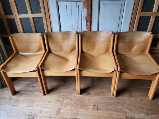 4x (Set) Vintage Ibisco Italy Stühle