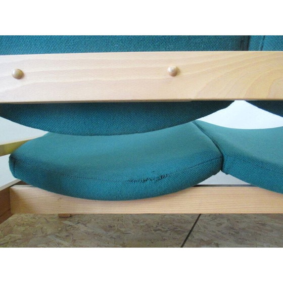 Image 1 of Kleines Vintage-Sofa 2 Plätze grün 1960