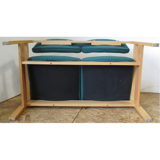 Image 1 of Kleines Vintage-Sofa 2 Plätze grün 1960