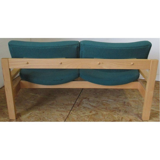 Image 1 of Kleines Vintage-Sofa 2 Plätze grün 1960