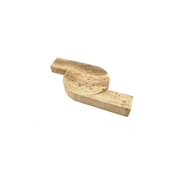 Image 1 of Aschenbecher aus Travertin für Cerri Nestore, Italien 1970