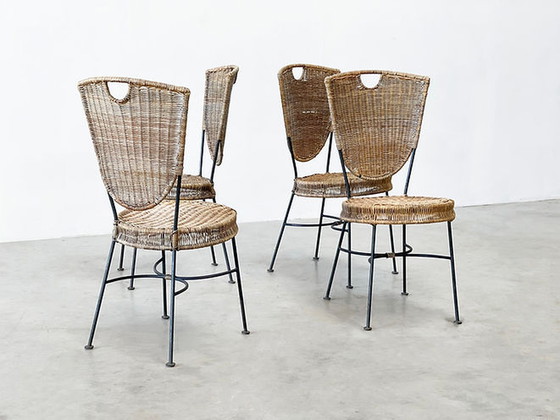 Image 1 of Rattan Esszimmerstühle