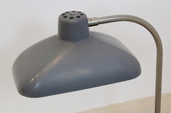 Image 1 of XLdesk Lampe aus Stahl, Bakelit und Eichenholz