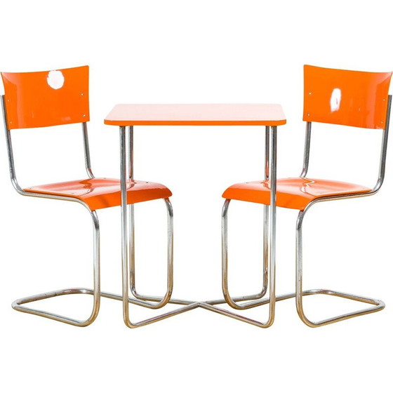 Image 1 of Orangefarbenes Tischset von Mücke und Melder, Deutschland 1940