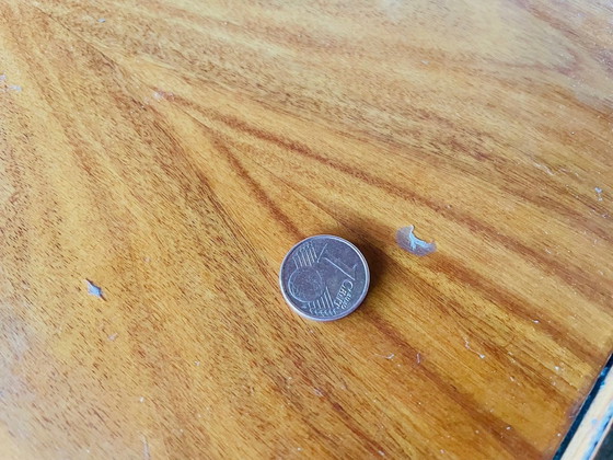 Image 1 of Mid-Century, geflammter Nussbaum Anrichte, 1960er Jahre