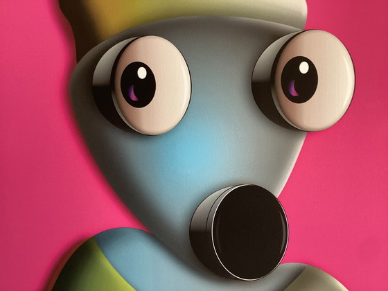 Image 1 of Jack Vissers - Offsetdruck auf Leinwand - Andrygon