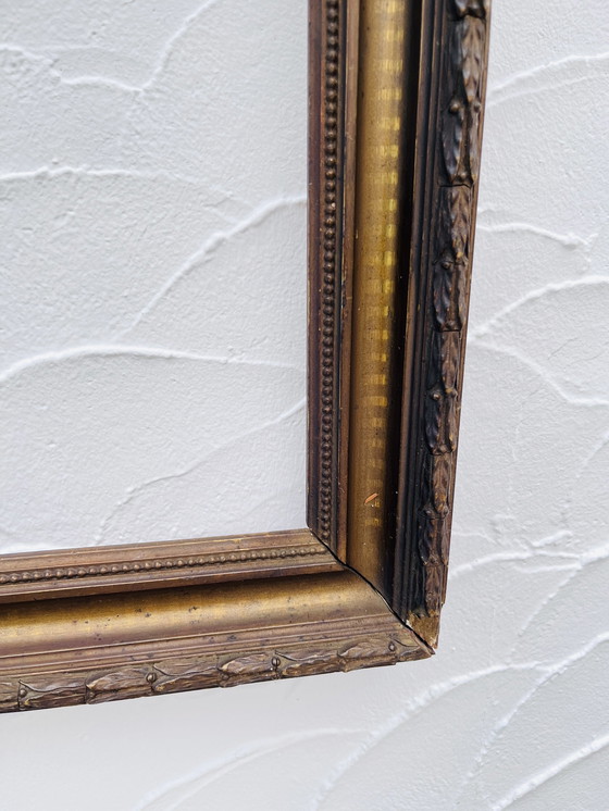 Image 1 of Holzrahmen Altgold-Dekor
