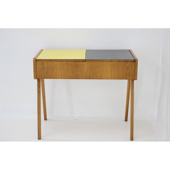 Image 1 of Vintage Schminktisch mit Spiegel, Tschechoslowakei, 1960