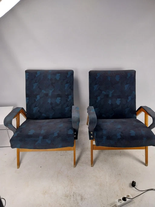 2 X Loungechair Tschechische Republik von Frantiṣ̌Ek Jirák für Tatra 1960'S