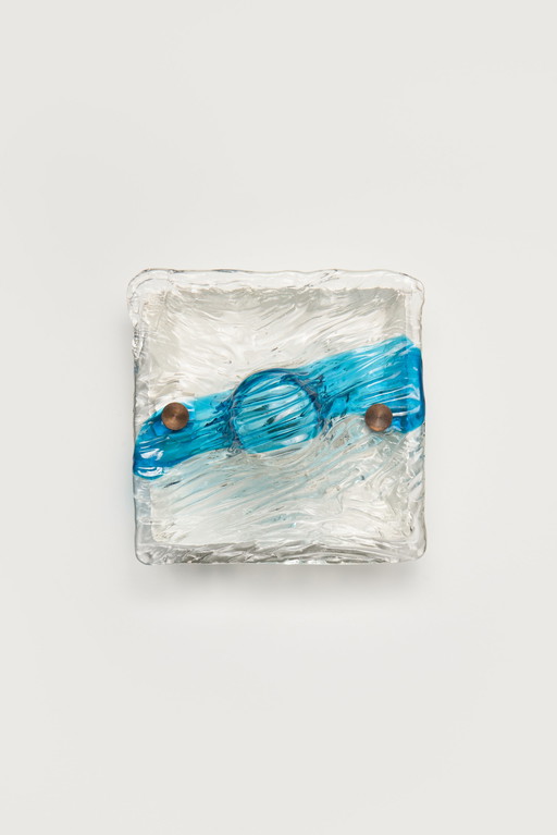 Ein Paar Murano-Wandlampen aus den 1960er Jahren von Toni Zuccheri für Venini