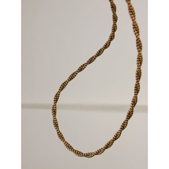 Image 1 of Paar Pendelleuchten aus Messing und Glas