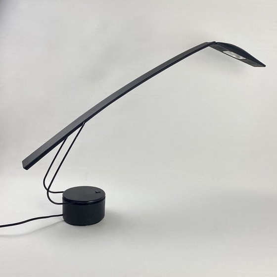 Image 1 of Vintage-Lampe aus schwarzem Polycarbonat und Metall von Mario Barbaglia und Marco Colombo für Paf Studio, Italien 1980