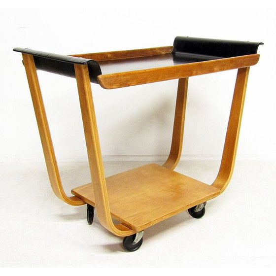 Image 1 of Vintage PB31 Servierwagen von Cees Braakman für Pastoe 1950