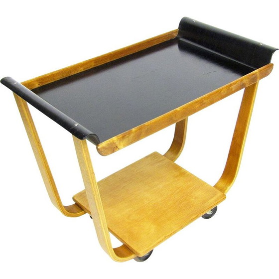 Image 1 of Vintage PB31 Servierwagen von Cees Braakman für Pastoe 1950