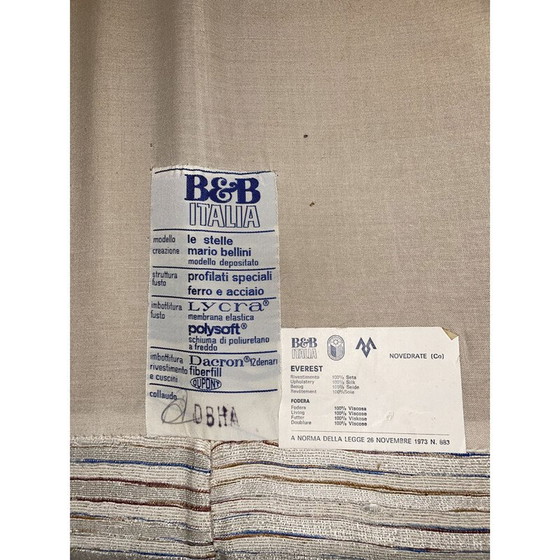 Image 1 of Vintage Sofa le stelle von Mario Bellini für B & B, Italien 1974