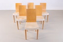 6x Kartell Miss Trip Spark Esszimmerstühle