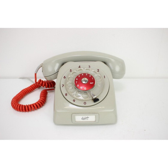 Image 1 of Czs-Telefon aus Kunststoff für LM Ericsson, Tschechoslowakei 1960