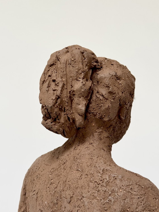 Image 1 of Yolande Ide (1931) - Terrakotta-Skulptur " Nicole "
