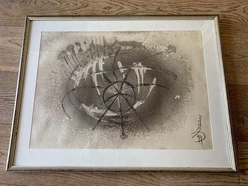 4x Vintage Original Gemälde Mongolei