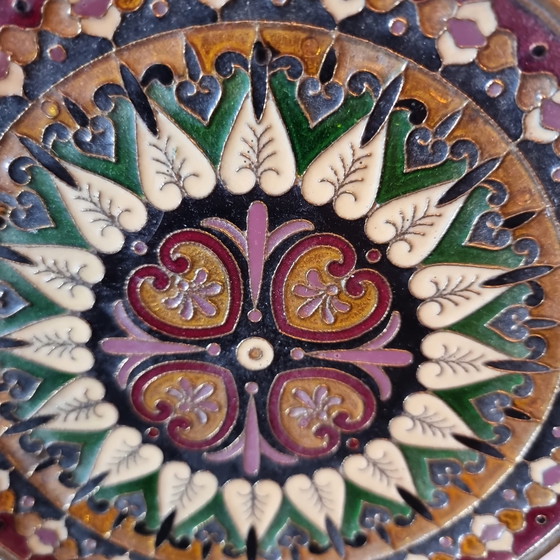 Image 1 of Griechischer Cloisonné-Wandteller aus dem späten 20.