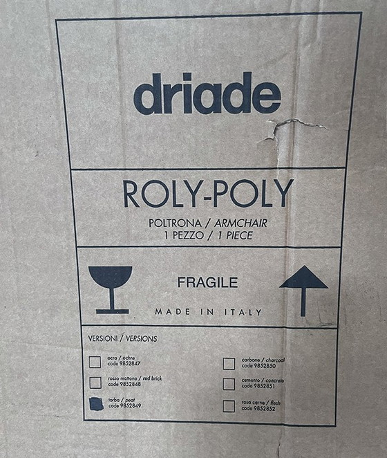 Image 1 of Roly Poly Stuhl Driade Braun Torf