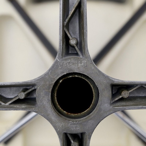 Image 1 of Satz von 4 Vintage-Hockern mit Glasfasersitz von Vaghi, 1960er Jahre