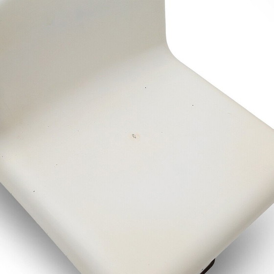 Image 1 of Satz von 4 Vintage-Hockern mit Glasfasersitz von Vaghi, 1960er Jahre