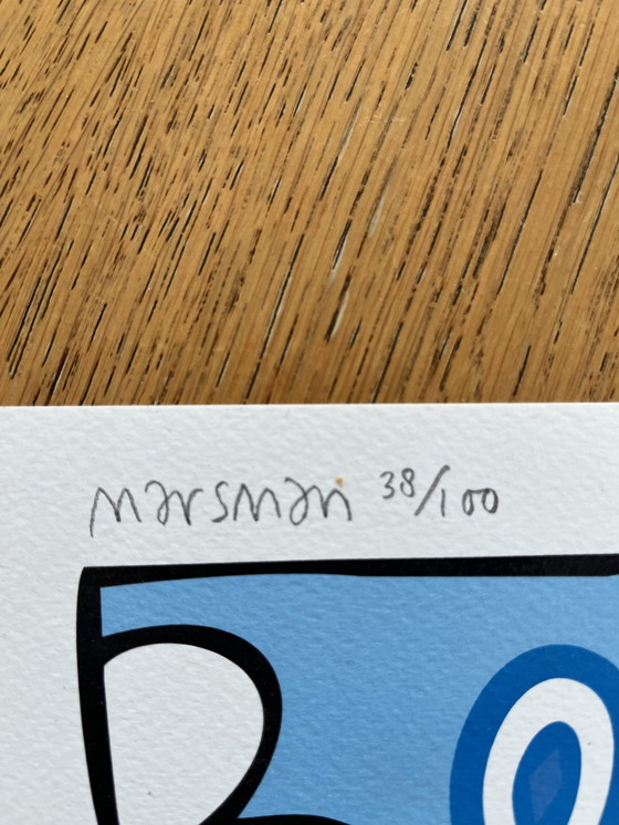Image 1 of Marsman Siebdruck Signiert 38/100. Viel Spaß beim Bootfahren