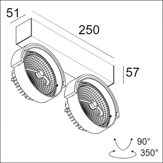 Image 1 of Deltalicht - Zufallsstrahler 2v