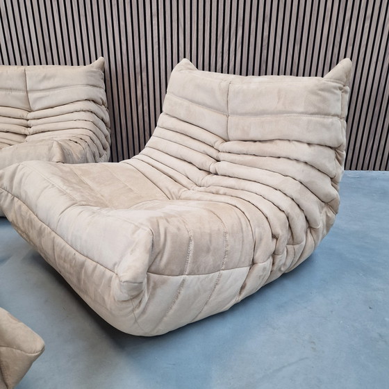 Image 1 of Ligne Roset Togo Alcantara Set