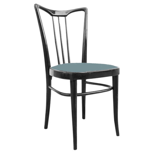 Buffa Paolo Design Elegantes Set von sechs Stühlen Zeitraum Decò Jahre '30