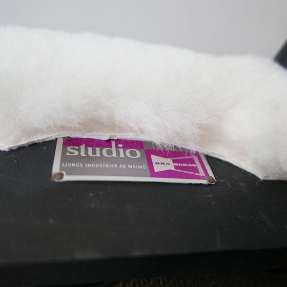 Image 1 of Paar alte Teve-Schafsfell-Sessel von Alf Svensson, Schweden 1950