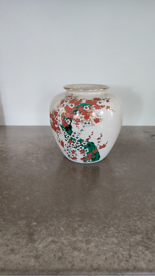 Vintage japanische Kutani-Vase