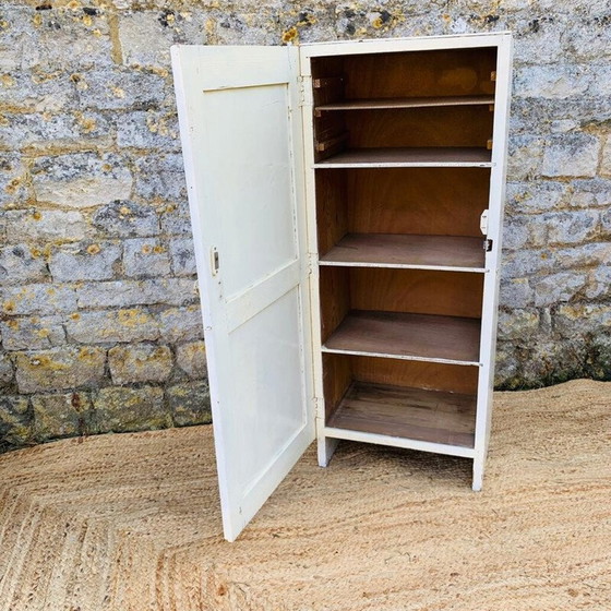 Image 1 of Weißer Vintage-Schrank, Frankreich