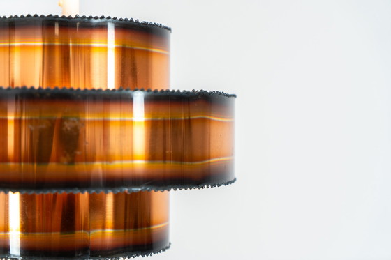 Image 1 of Brutalistisches Burt-Kupfer-Pendel von Sven Aage Holm Sørensen (Dänemark, 1960er Jahre).