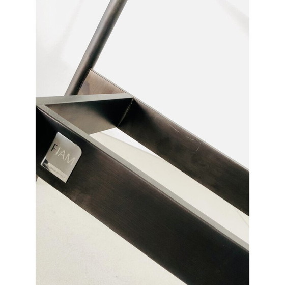 Image 1 of Vintage-Couchtisch Waves aus Metall und Glas von Ludovica und Roberto Palomba für Fiam, Italien 2000