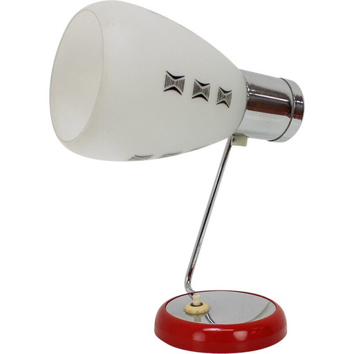 Mid Century Tischlampe von Napako, Tschechoslowakei 1960