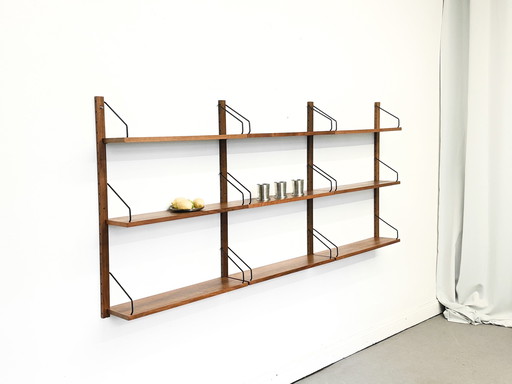 1/2 Poul Cadovius Royal Shelving Regal System Mid Century Teak