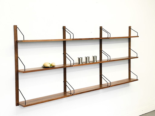 1/2 Poul Cadovius Royal Shelving Regal System Mid Century Teak