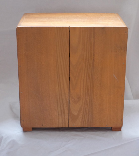 Image 1 of Nähkasten Schubladenkiste Schmuckkasten Holz 50Er Okaeb