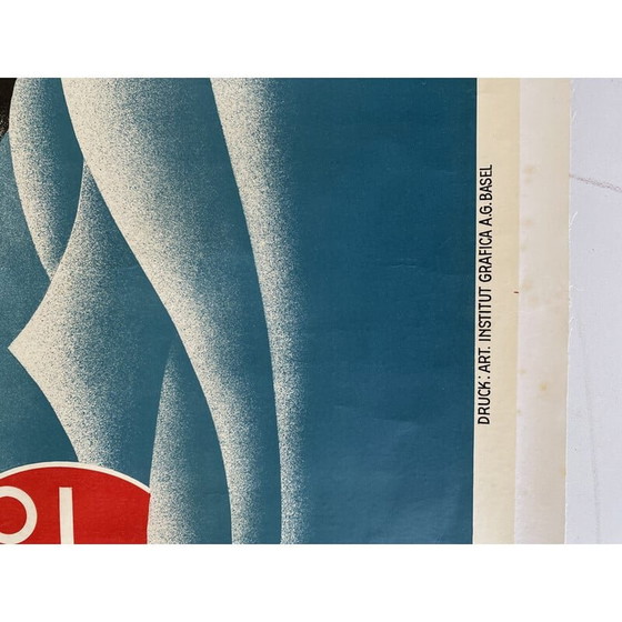 Image 1 of 1x Original-Werbeplakat auf Leinwand der „Bata Shoes Company“, Schweiz