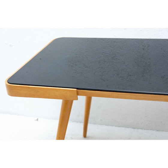 Image 1 of Vintage Couchtisch aus Opaxitglas, Tschechoslowakei 1960