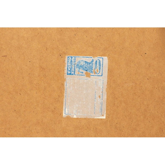 Image 1 of Vintage Couchtisch aus Opaxitglas, Tschechoslowakei 1960