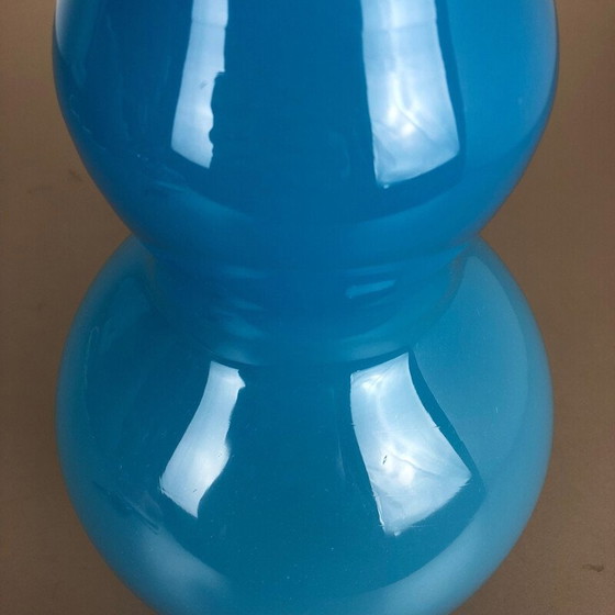 Image 1 of Blaue" Tischlampe aus Murano-Opalglas von Cenedese Vetri, 1960