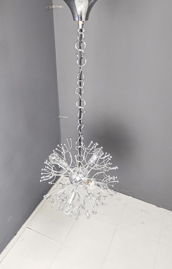 Image 1 of Sputnik-Kronleuchter von Sciolari, 1960er Jahre