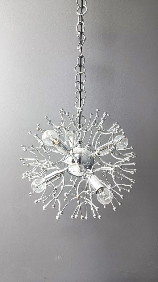 Sputnik-Kronleuchter von Sciolari, 1960er Jahre