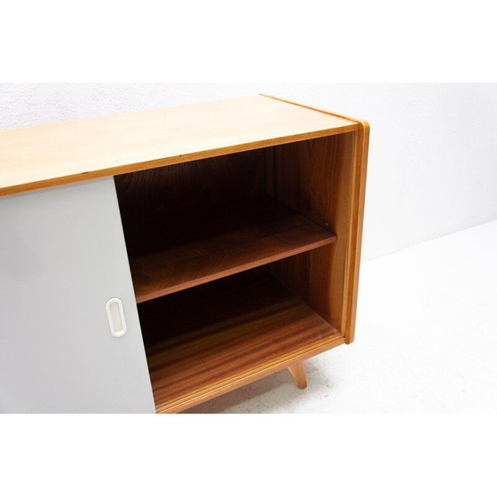 Image 1 of Alte Anrichte aus Buchenholz U-452 von Jiří Jiroutek, Tschechoslowakei 1960