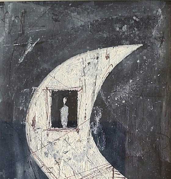 Image 1 of Piotr Piskorz 2X Gemälde "Deadline" und "Nachtwache"